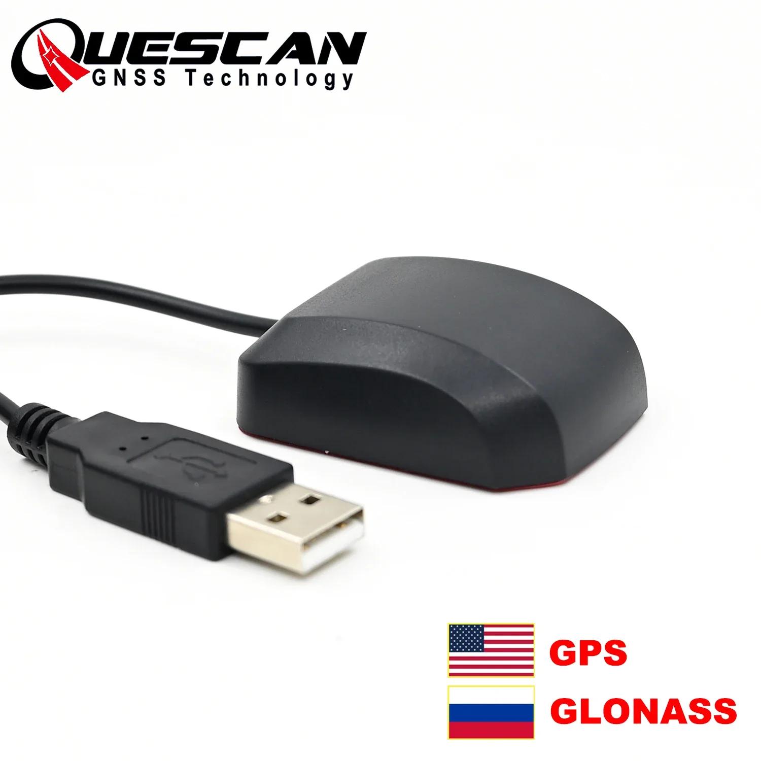 QUESCAN ȵ̵ GPS GLONASS ù USB NMEA0183 GNSS ׳ , M8N GPS USB ̺  1-10Hz, QG158